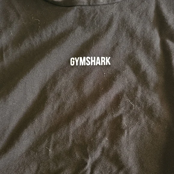 Gymshark Black Sleeveless Tank Top Raw Hem, Black, Size XL - Picture 2 of 2